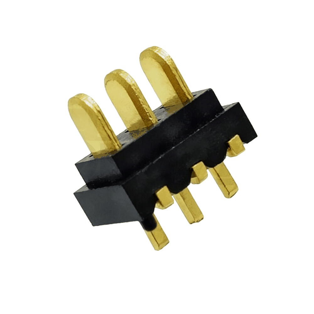 信音达SYCAM20P3R1H250 3Pin插件锂电公座｜LCP材质·额定3A/瞬时5A·6.5×4.4×7.3mm极致微型DIP封装·耐260℃波峰焊·单串BMS极简接口（动力+地线+预留）-2