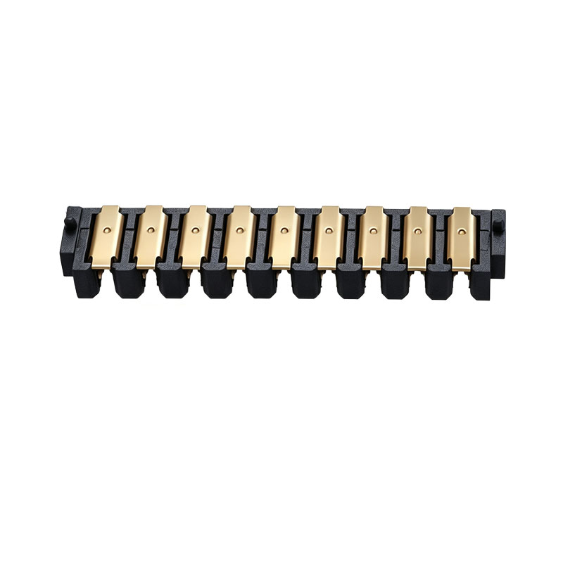 信音达SYCAF20P9CSMT 9Pin贴片锂电母座｜LCP材质·额定3A/瞬时5A·20.0×4.0×2.65mm超薄SMT封装·耐260℃回流焊·多串BMS高集成接口（三采样+动力+地线+双通讯+双预留）-2