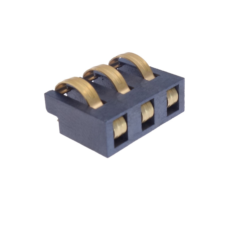 SYCBCP3PH40HD600/4.0间距3P滑动式弹片电池连接器贴片 3A