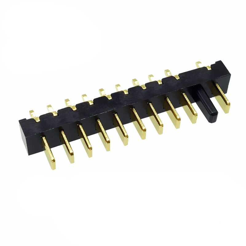 信音达SYCBM02P10R1A 10Pin锂电公座｜2.5mm防呆设计·5A单针载流·SMT贴片·PA9T耐260℃·镀金低阻