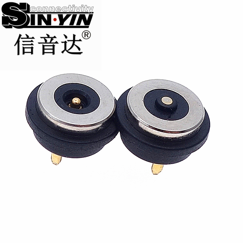 信音达磁吸系列 8.5×10.5mm 2A磁吸连接器｜椭圆Pogo Pin公母座 防呆快充与ID美学兼顾方案