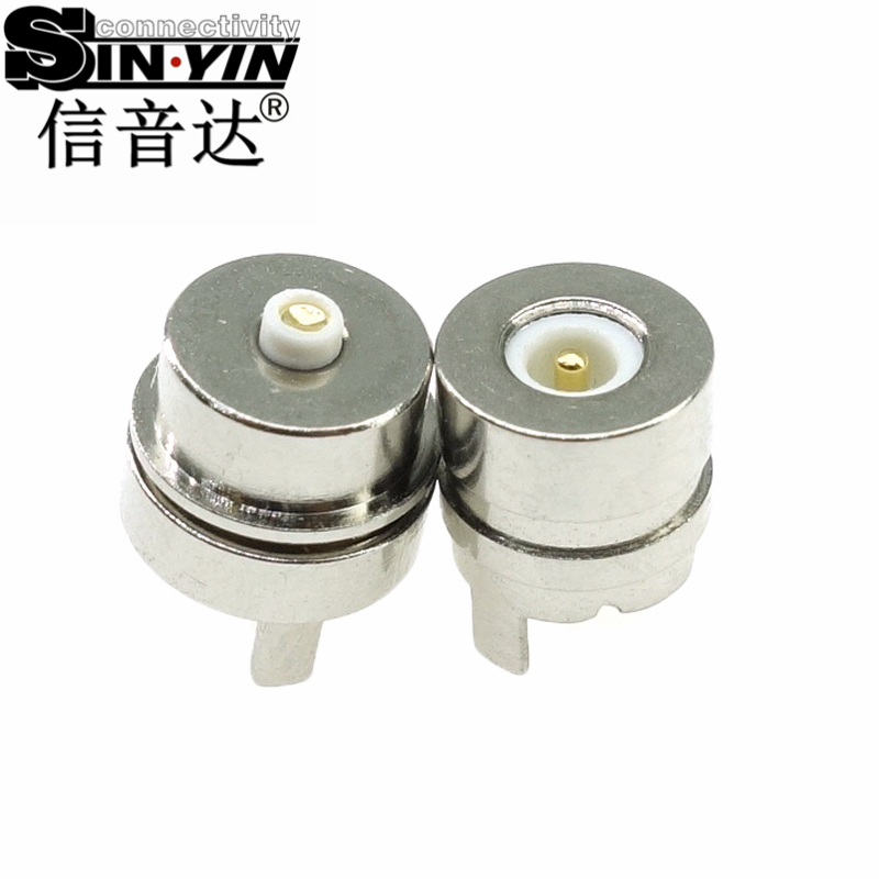 信音达磁吸系列 6×6mm防错位2A磁吸连接器｜微型Pogo Pin公母座 小体积大电流精准互连方案-5