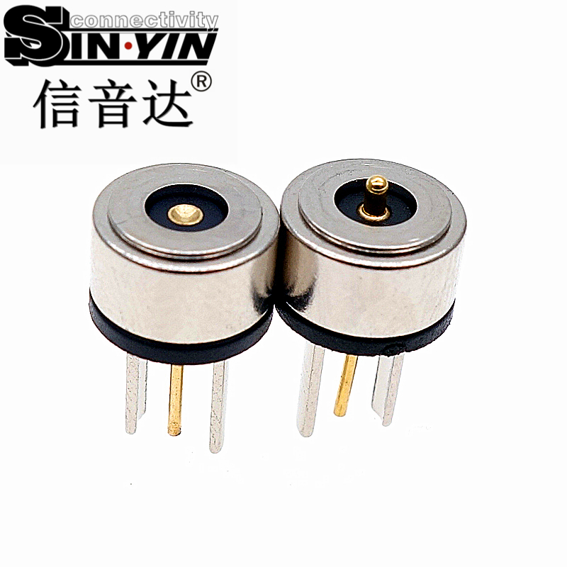 信音达磁吸系列 8×8mm长针磁吸连接器｜深腔适配Pogo Pin公母座 2A/3A大电流微型精密方案-5