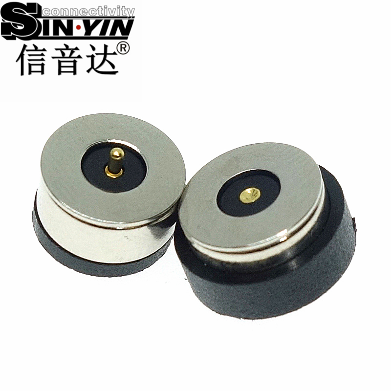 信音达磁吸系列 12*10mm常规磁吸连接器｜360°盲吸Pogo Pin公母座 2A/3A大电流高性价比方案
