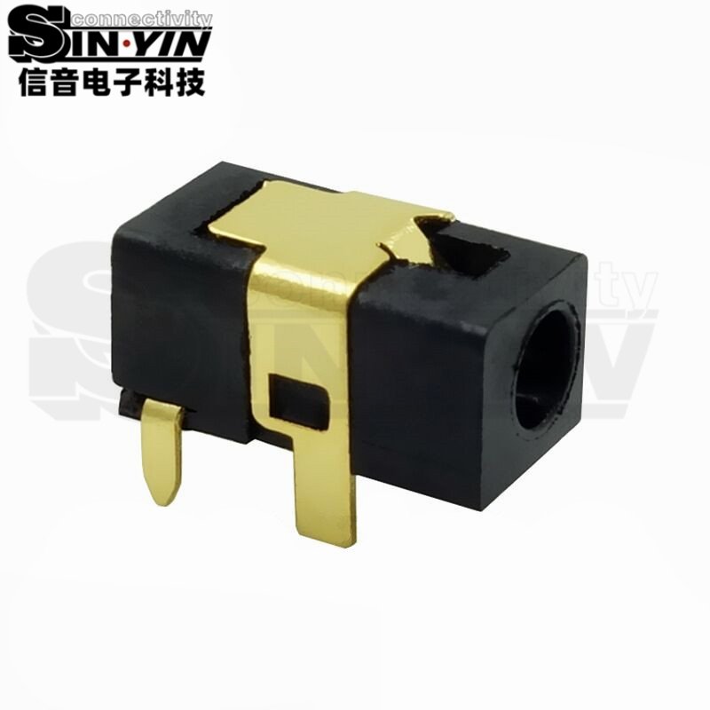 DC-103A DC电源插座 卧式PCB安装｜PCB板载电源输入接口