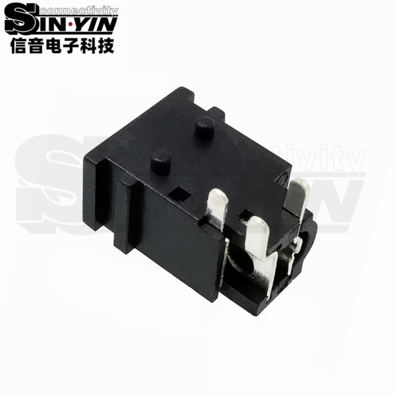DC-049 PCB插件式DC电源插座｜φ1.65mm中心针、双定位柱-7