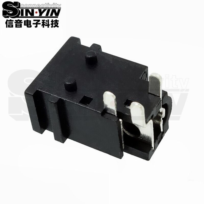 DC-049 PCB插件式DC电源插座｜φ1.65mm中心针、双定位柱-3