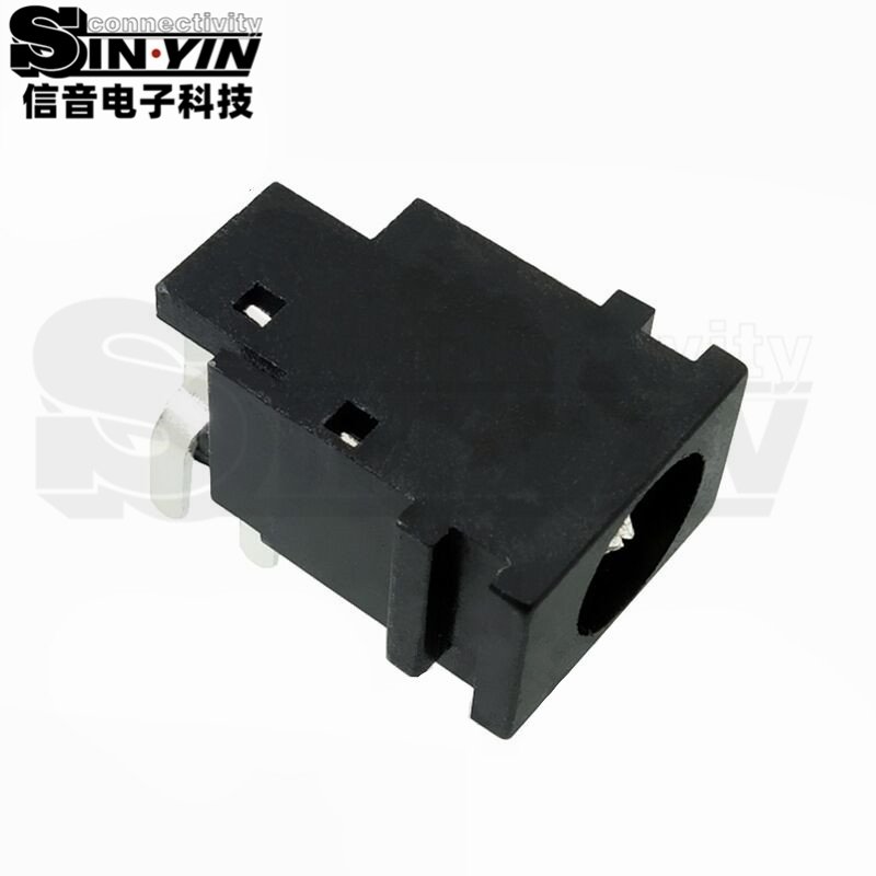 DC-049 PCB插件式DC电源插座｜φ1.65mm中心针、双定位柱-4