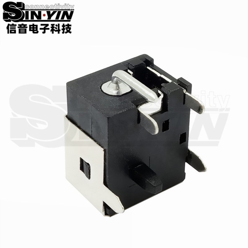 DC-044K DC电源插座 卧式PCB安装｜PCB板载电源输入接口
