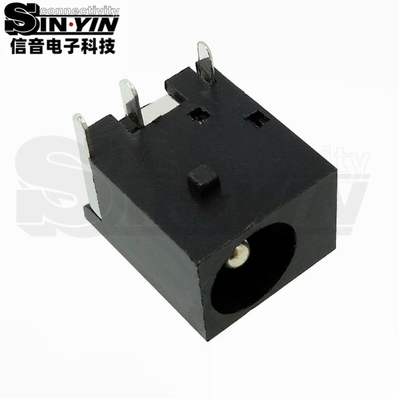 DC-044卧式DC电源插座｜偏置插口与9.5mm宽本体-9