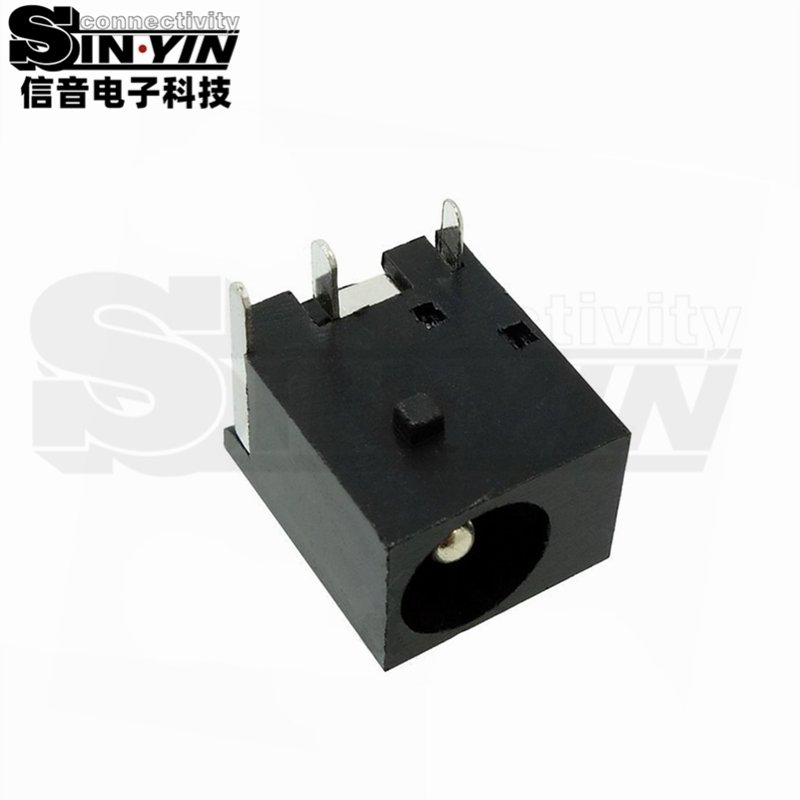 DC-044卧式DC电源插座｜偏置插口与9.5mm宽本体-6