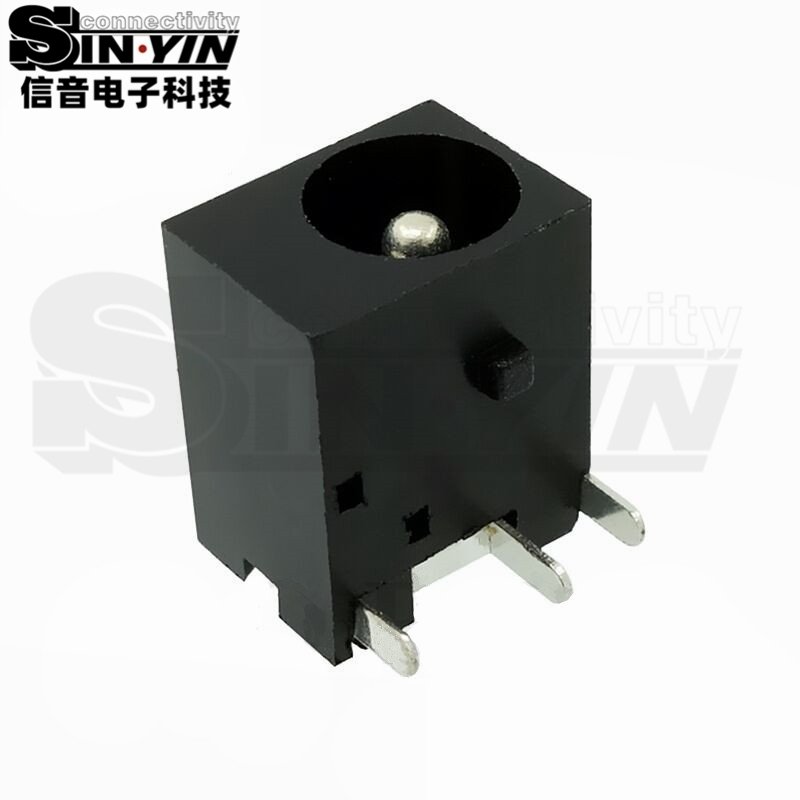 DC-044卧式DC电源插座｜偏置插口与9.5mm宽本体-7