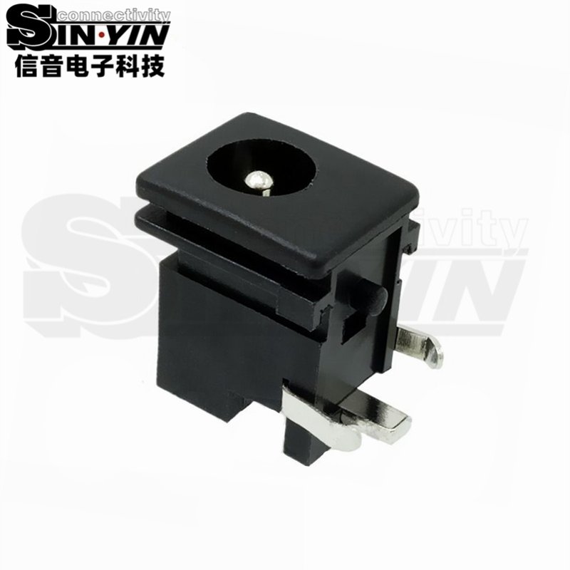 DC-039 PCB插件DC插座｜φ1.65mm中心针与前端凸缘