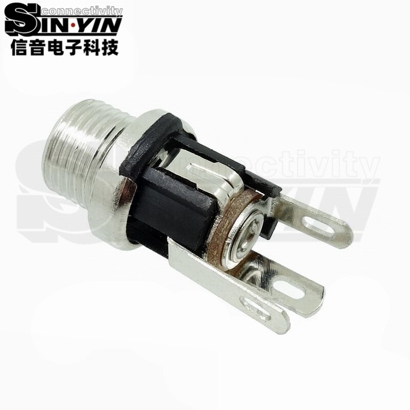 DC-025M DC电源插座 面板安装｜设备面板电源输入接口-7