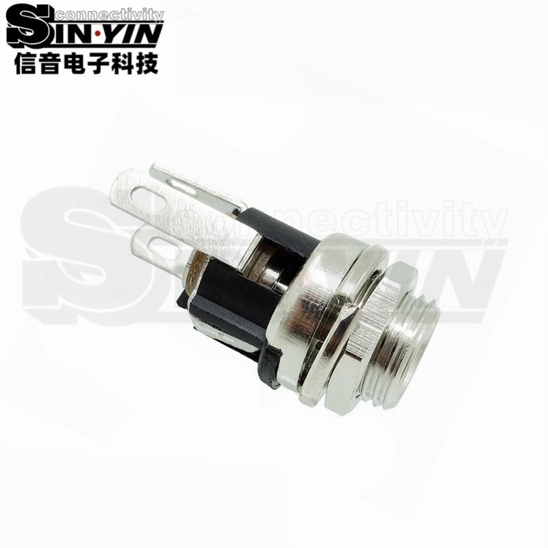 DC-025M DC电源插座 面板安装｜设备面板电源输入接口-5