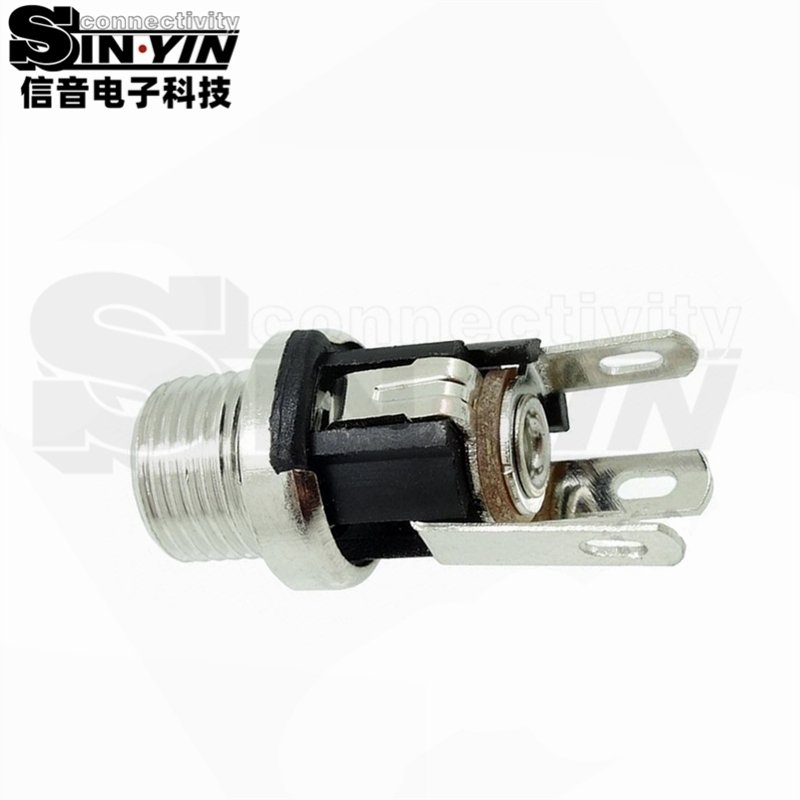 DC-025M DC电源插座 面板安装｜设备面板电源输入接口-3