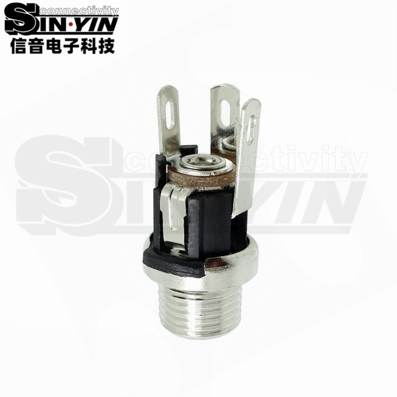 DC-025M DC电源插座 面板安装｜设备面板电源输入接口-4