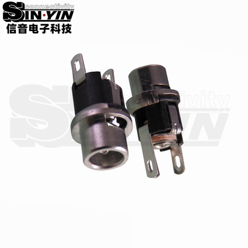 DC-025 DC电源插座 面板安装｜设备面板电源输入接口-5