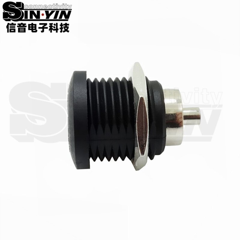 DC-022C螺纹面板DC插座｜M12×1.0固定、30V 3A-7