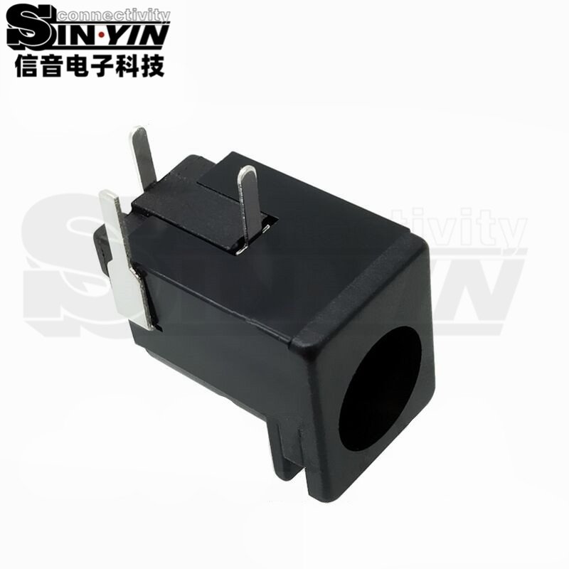 DC-005H DC电源插座 卧式PCB安装卧式PCB安装 DC电源插座｜直流电源输入连接器-3