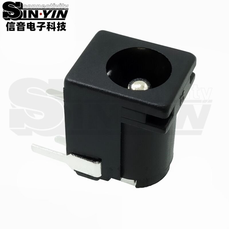 DC-005H DC电源插座 卧式PCB安装卧式PCB安装 DC电源插座｜直流电源输入连接器-2