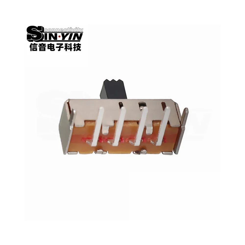 SS-13F24 直柄拨动开关 1P3T 侧插插件｜板边侧向操作与功能切换