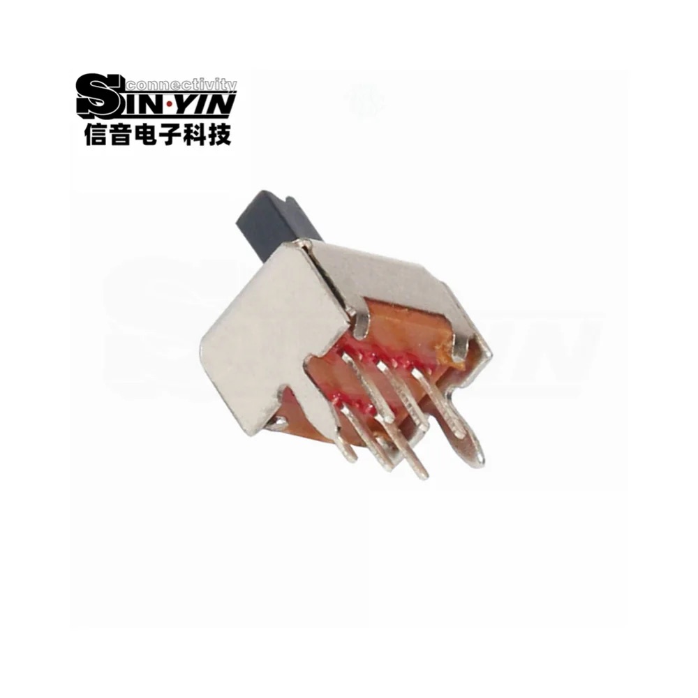 SS-22D03 直柄拨动开关 2P2T 直插安装｜PCB板载控制与档位选择-5