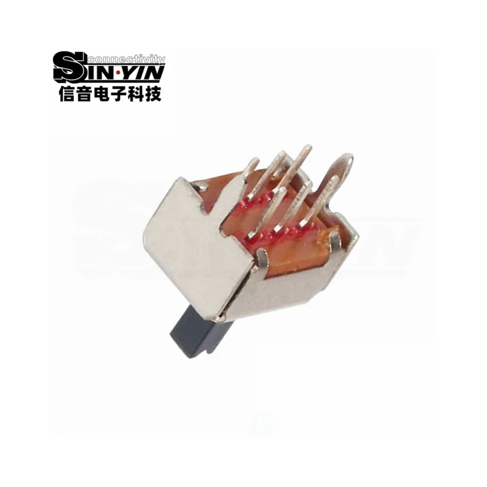 SS-22D03 直柄拨动开关 2P2T 直插安装｜PCB板载控制与档位选择-4