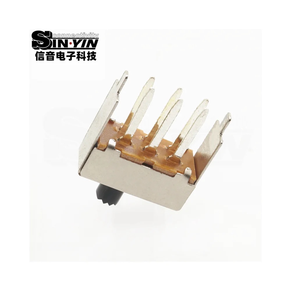 SS-22F17 直柄拨动开关 2P2T 直插安装｜PCB板载控制与档位选择