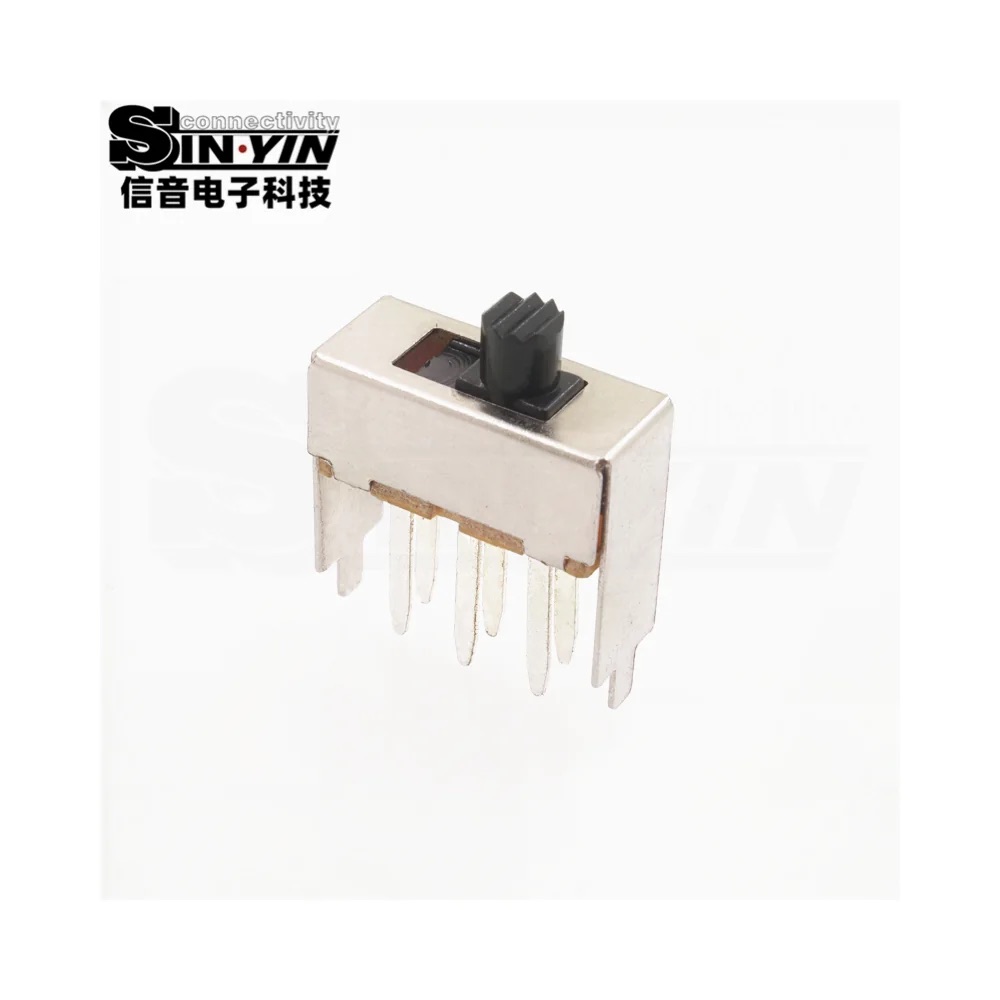 SS-22F17 直柄拨动开关 2P2T 直插安装｜PCB板载控制与档位选择-2