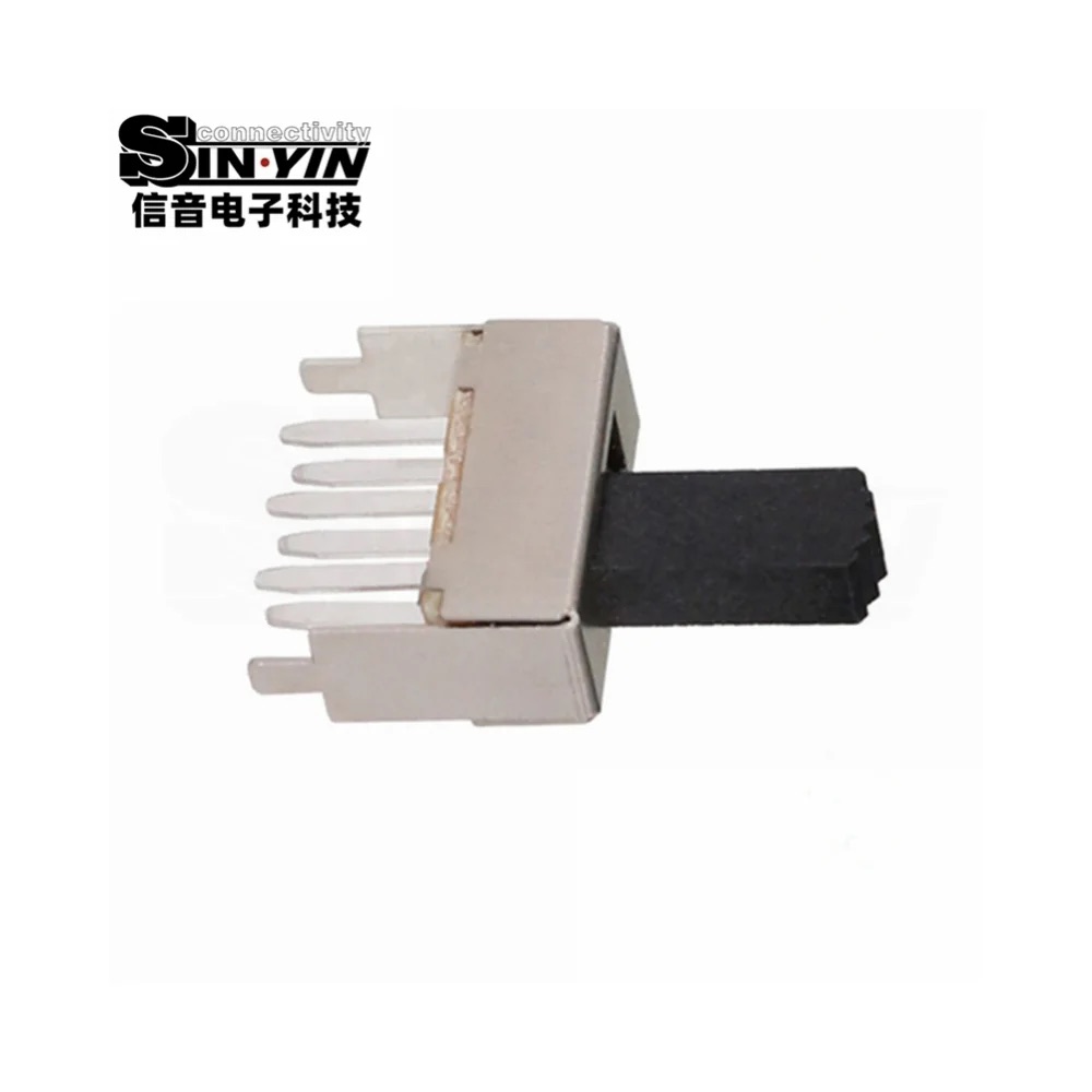 SS-22F48 直柄拨动开关 直插安装｜PCB板载控制与档位选择-8