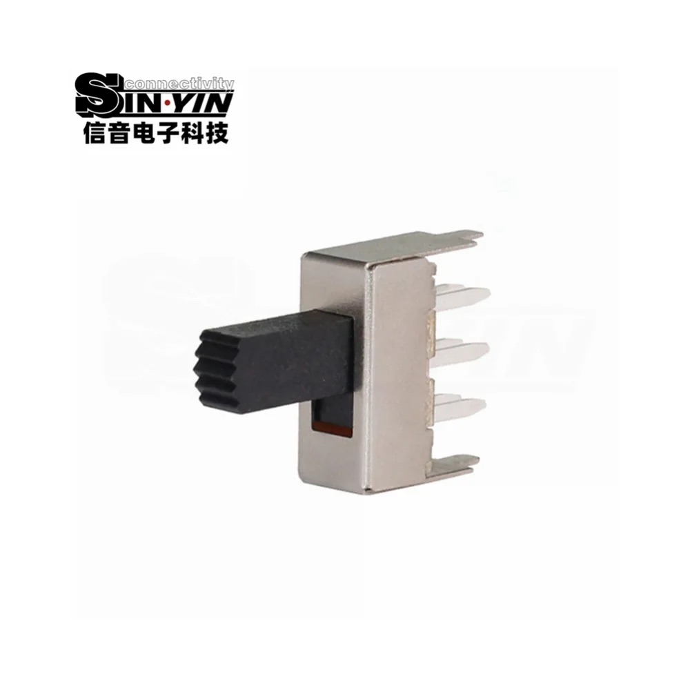 SS-22F48 直柄拨动开关 直插安装｜PCB板载控制与档位选择