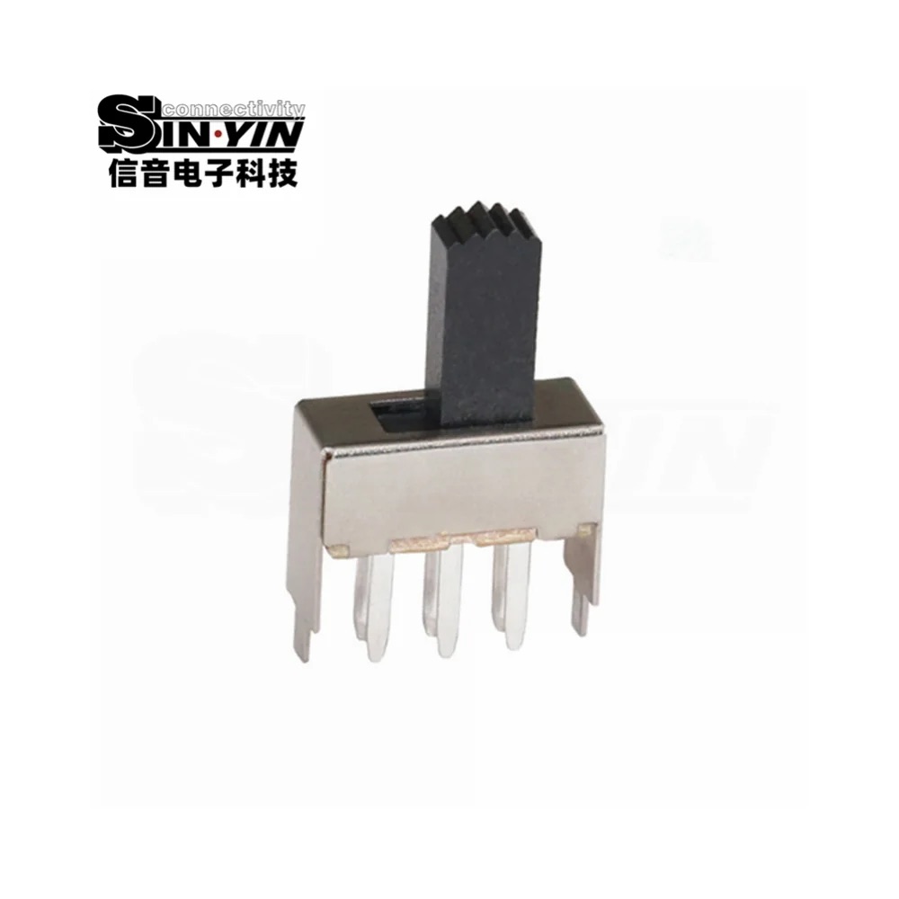 SS-22F48 直柄拨动开关 直插安装｜PCB板载控制与档位选择-3