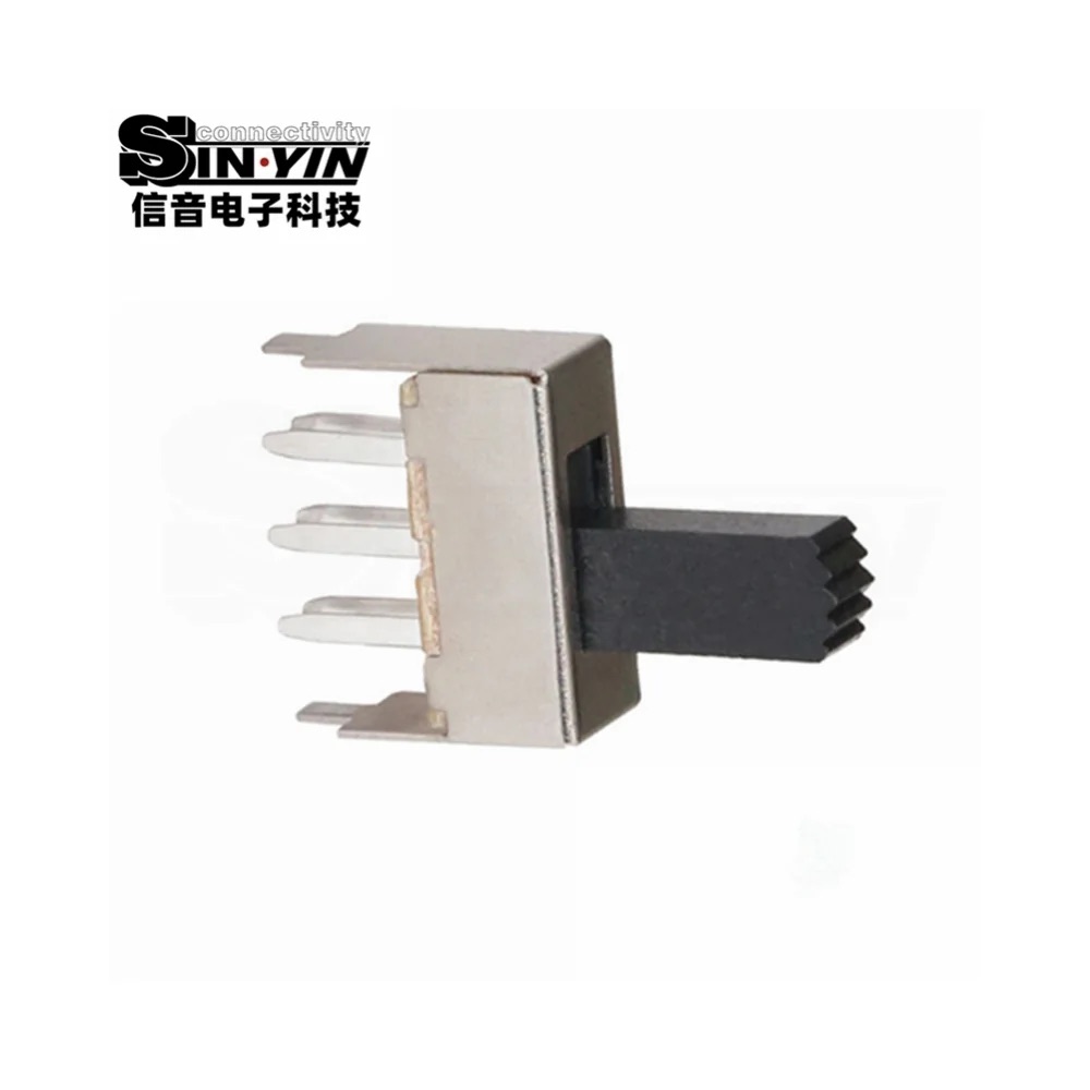 SS-22F48 直柄拨动开关 直插安装｜PCB板载控制与档位选择-4