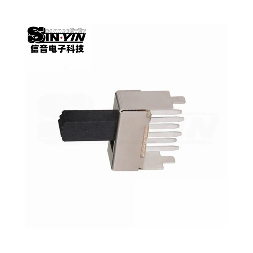 SS-22F48 直柄拨动开关 直插安装｜PCB板载控制与档位选择-6