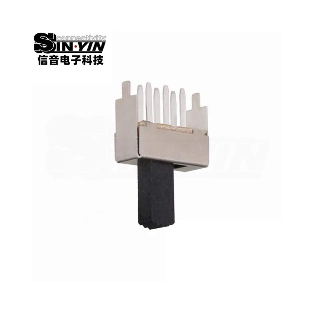 SS-22F48 直柄拨动开关 直插安装｜PCB板载控制与档位选择-7