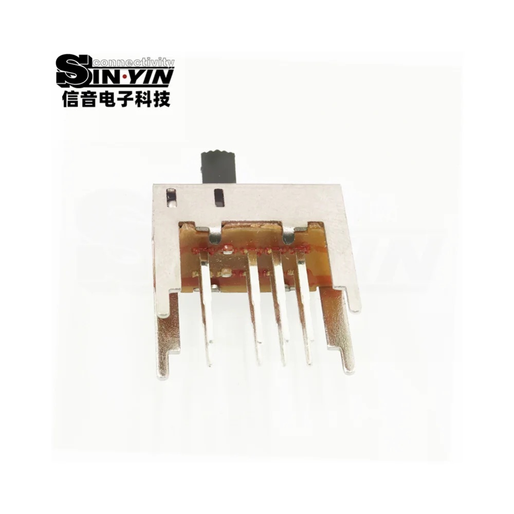 SS-23D04 直柄拨动开关 直插安装｜PCB板载控制与档位选择-7