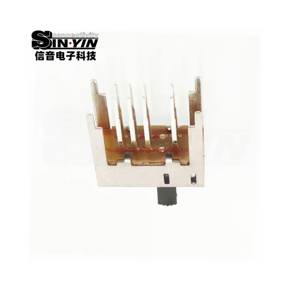SS-23D04 直柄拨动开关 直插安装｜PCB板载控制与档位选择-9