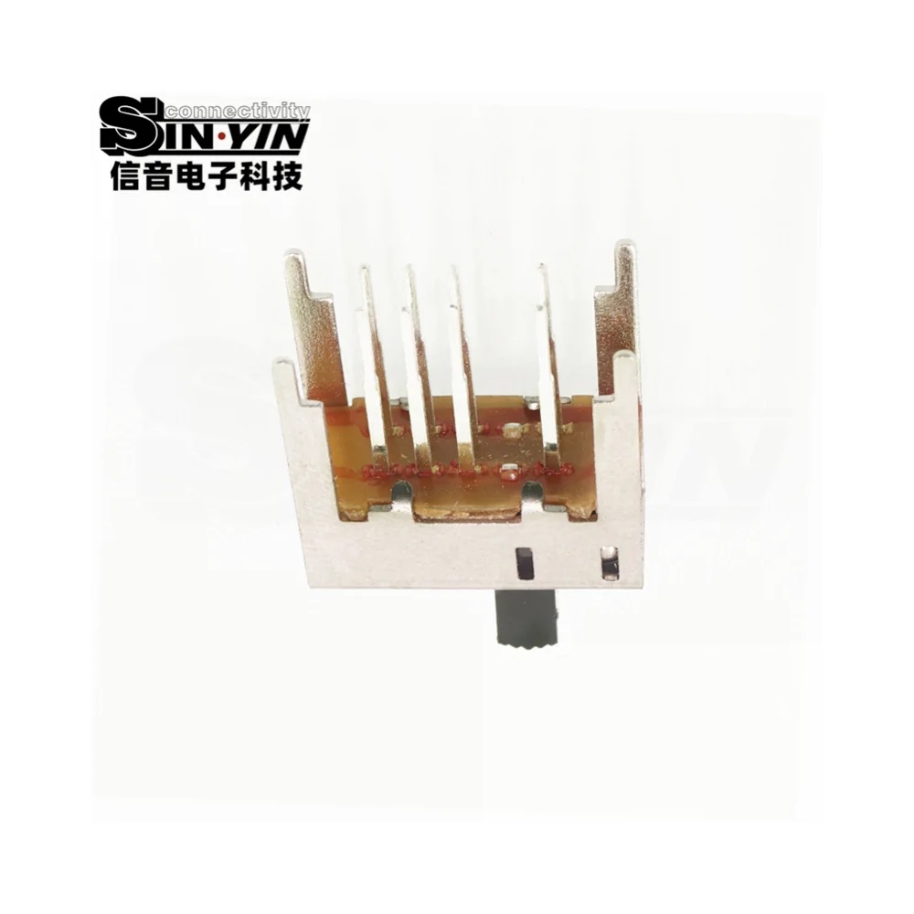 SS-23D04 直柄拨动开关 直插安装｜PCB板载控制与档位选择-10
