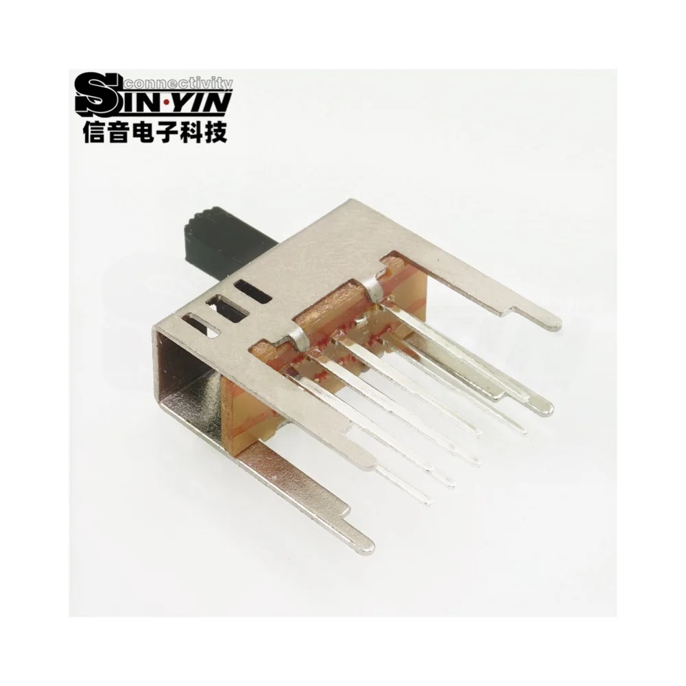SS-23D04 直柄拨动开关 直插安装｜PCB板载控制与档位选择-4
