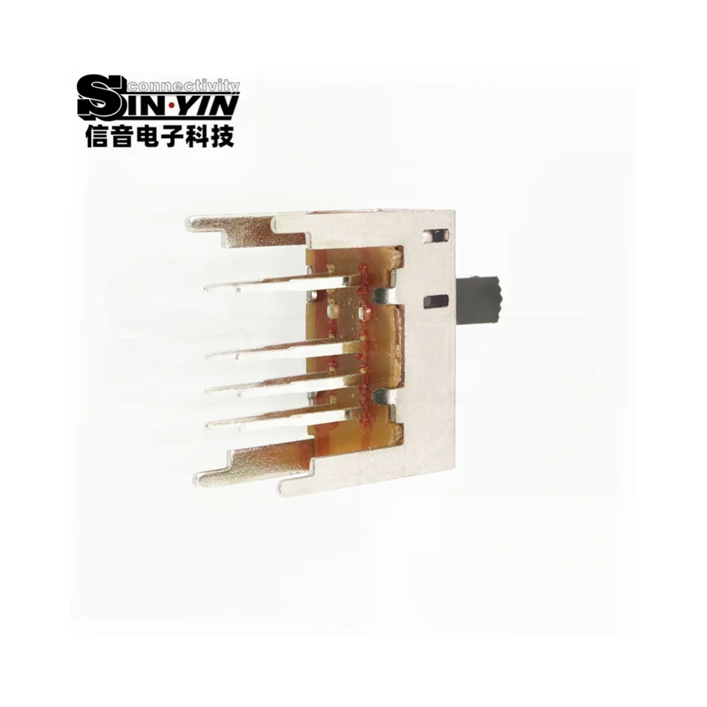 SS-23D04 直柄拨动开关 直插安装｜PCB板载控制与档位选择-11