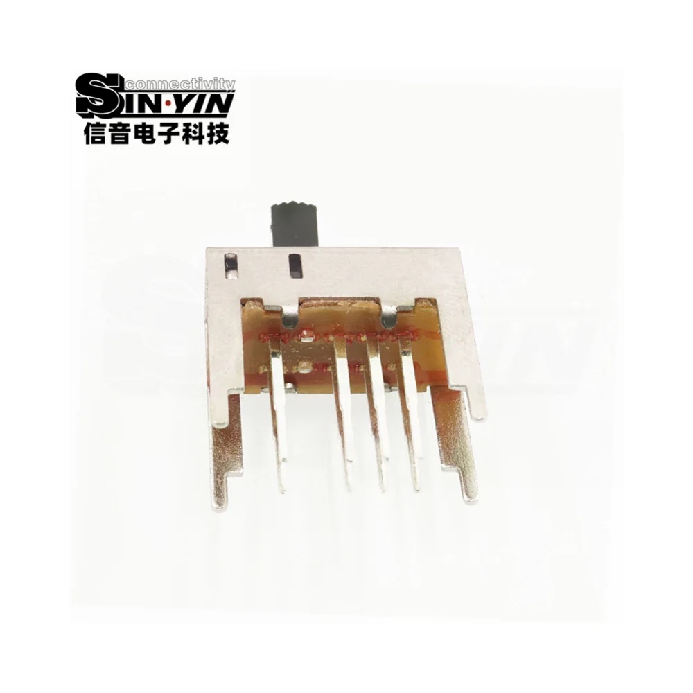SS-23D04 直柄拨动开关 直插安装｜PCB板载控制与档位选择-14