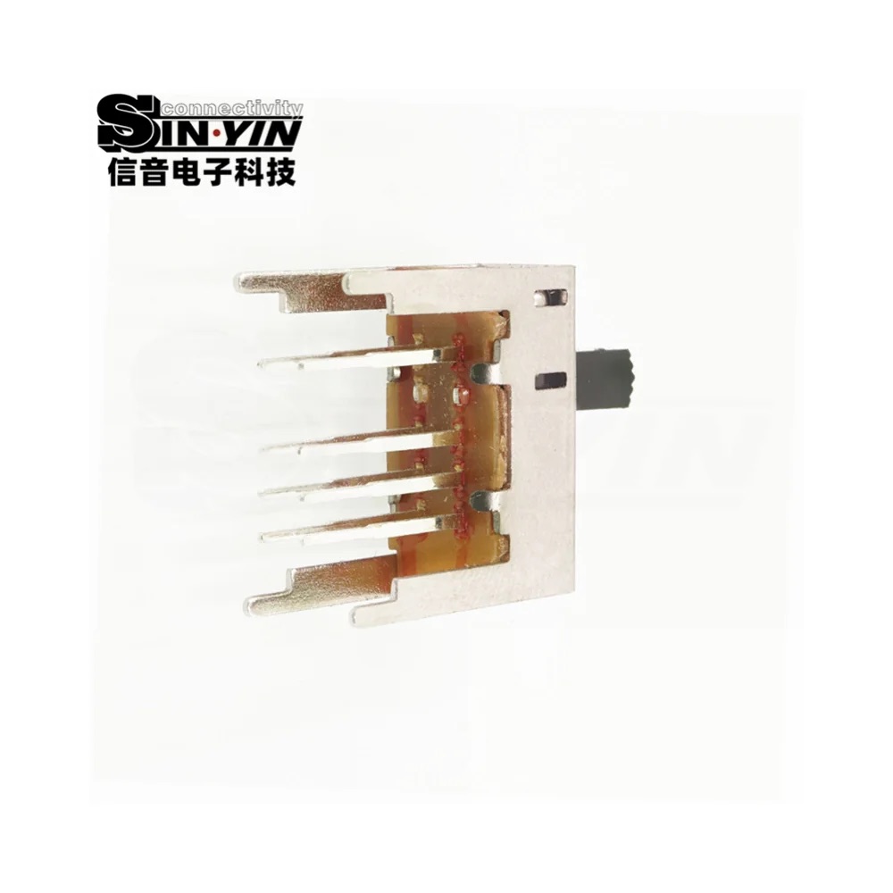SS-23D04 直柄拨动开关 直插安装｜PCB板载控制与档位选择-12