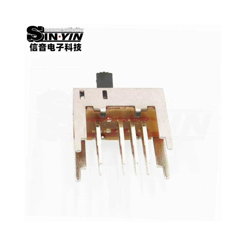 SS-23D04 直柄拨动开关 直插安装｜PCB板载控制与档位选择-8
