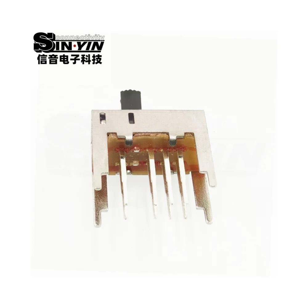 SS-23D04 直柄拨动开关 直插安装｜PCB板载控制与档位选择-13