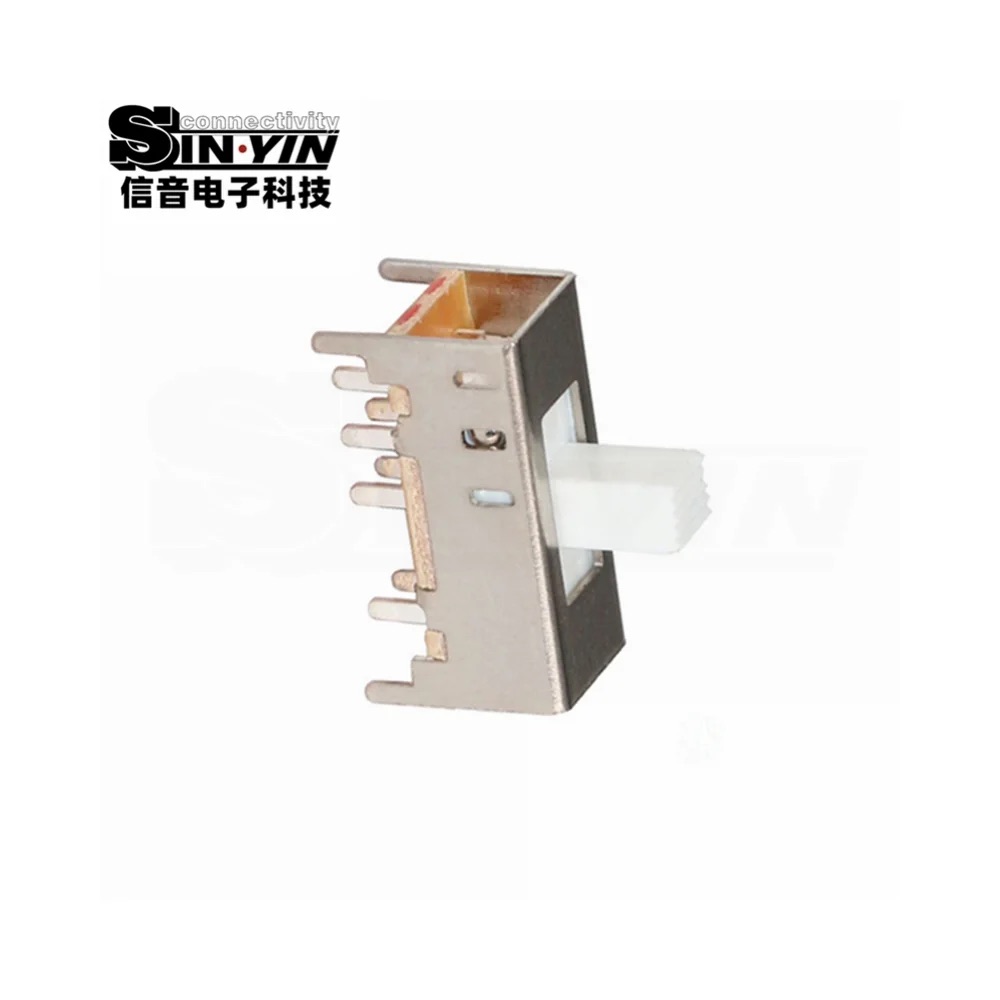 SS-23F10 直柄拨动开关 2P3T 直插安装｜PCB板载控制与档位选择-3