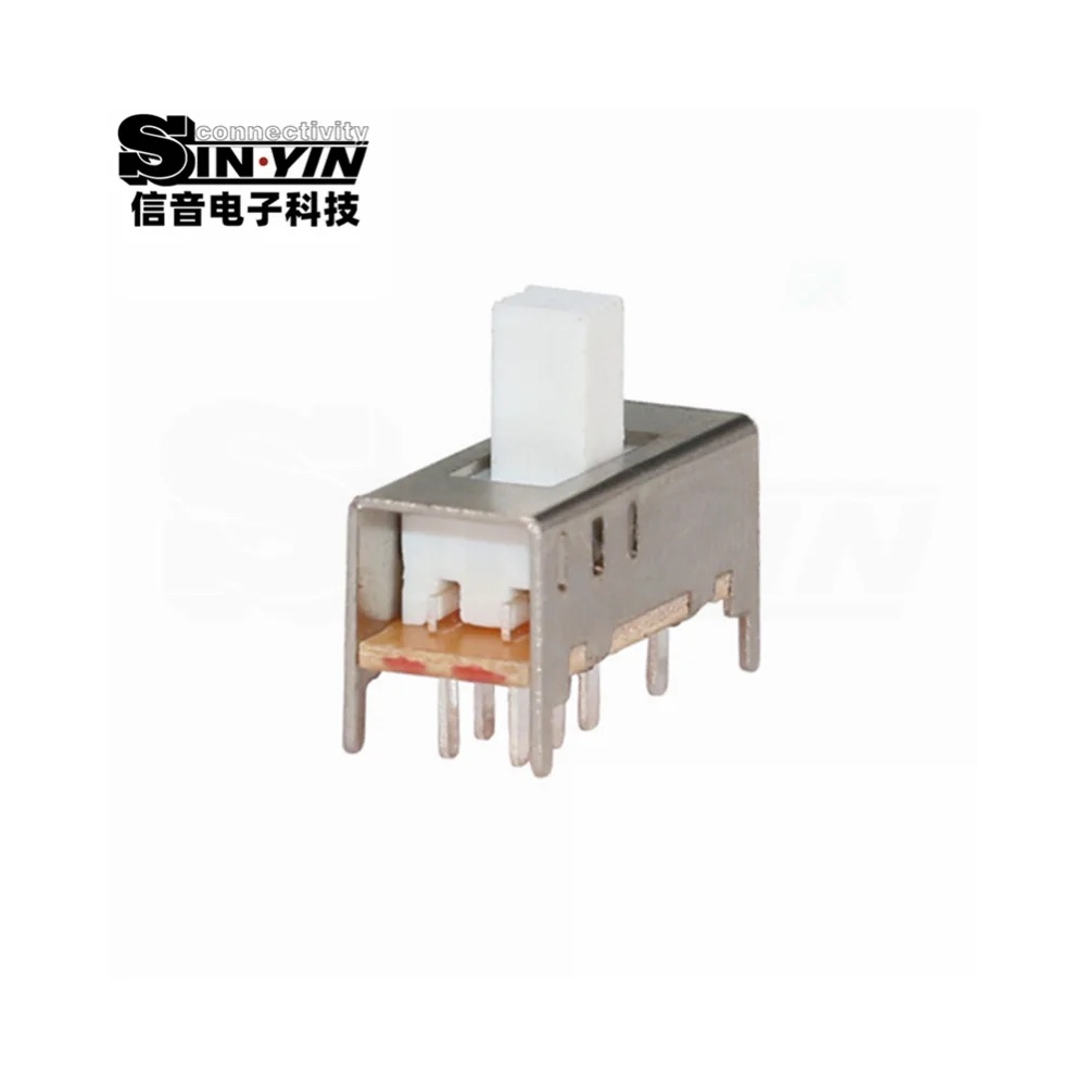 SS-23F10 直柄拨动开关 2P3T 直插安装｜PCB板载控制与档位选择-4