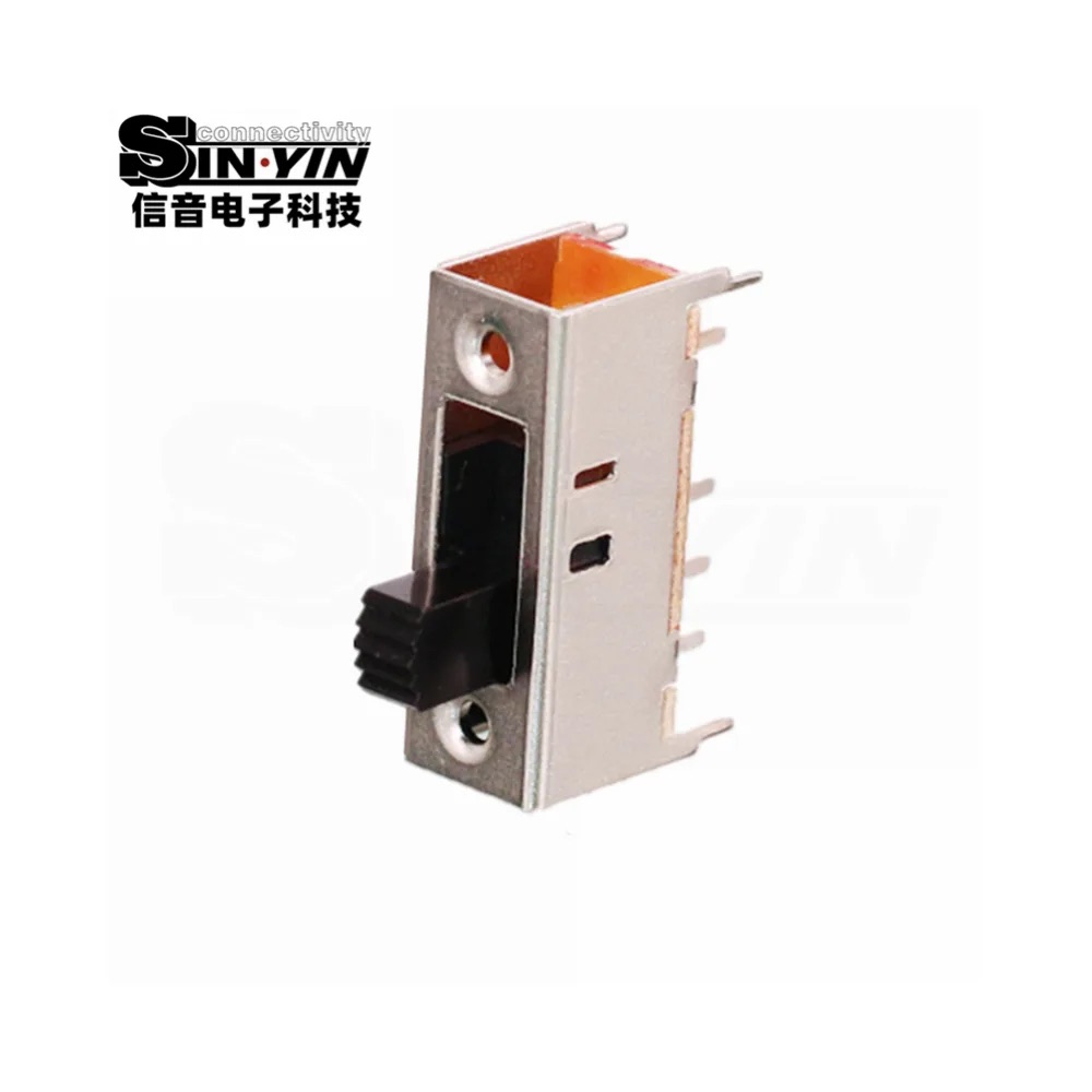 SS-23H02 直柄拨动开关 2P3T 直插安装｜PCB板载控制与档位选择-8