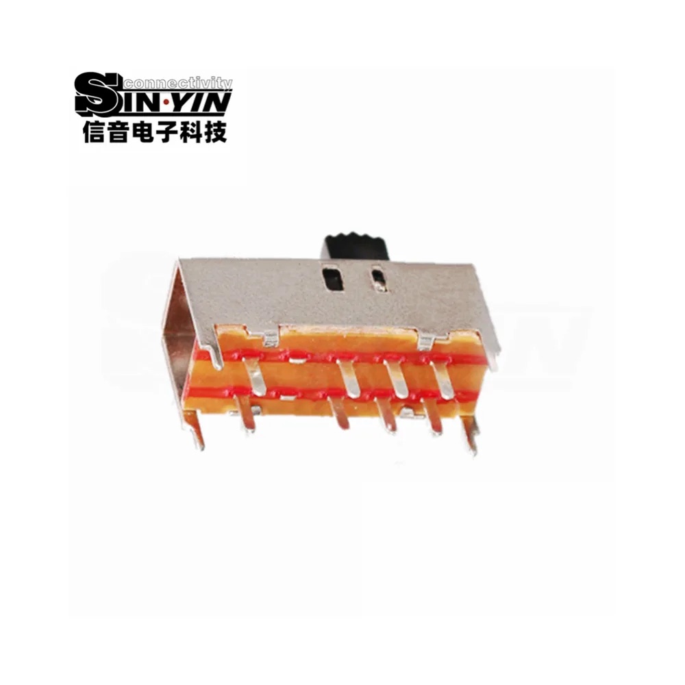 SS-23H02 直柄拨动开关 2P3T 直插安装｜PCB板载控制与档位选择-6