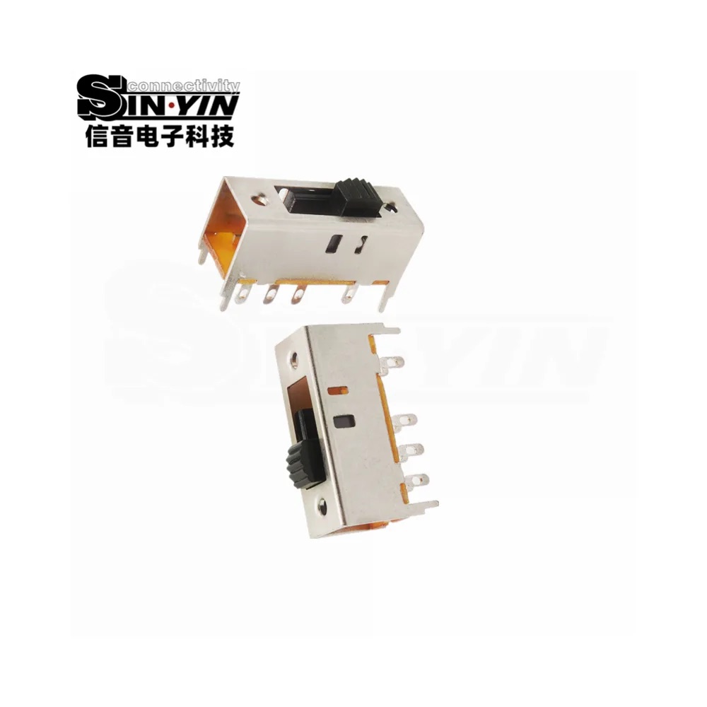 SS-23H03 直柄拨动开关 直插安装｜PCB板载控制与档位选择-3